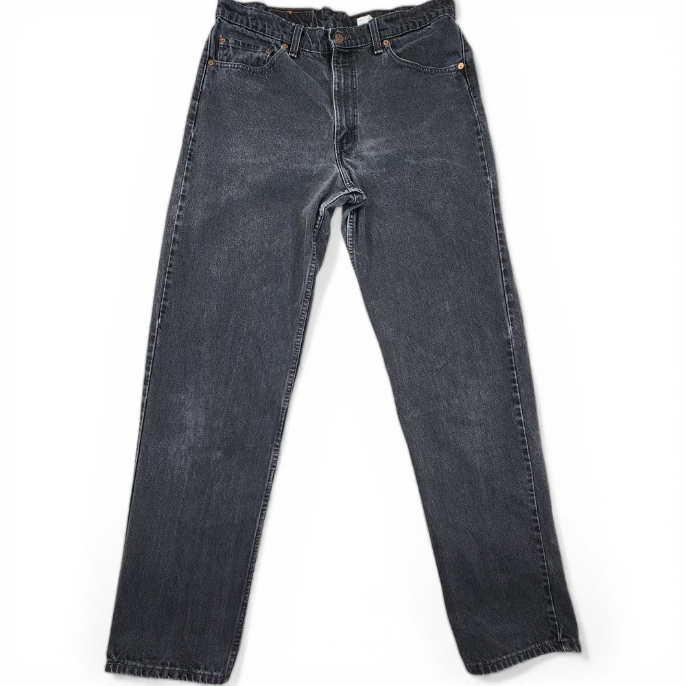 Levis 550 Relaxed Fit Jeans Mens‎ 36x34 (Fits 33x34) Faded Black Vintage Canada